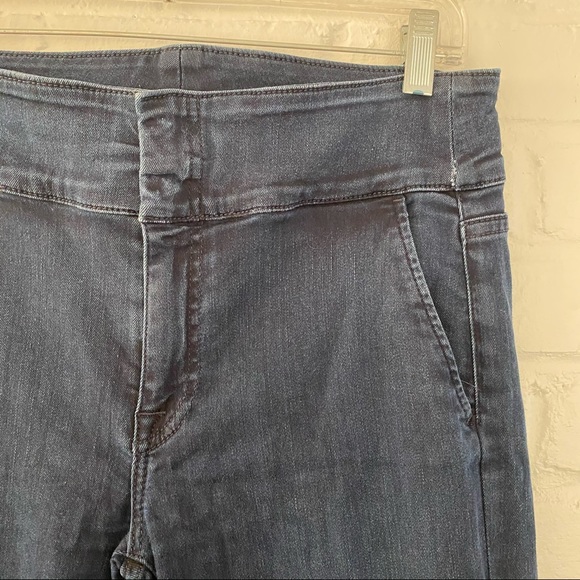 7 Jeans Flare Dark Wash Retro Wide Waist Boho Jeans - Picture 6 of 8